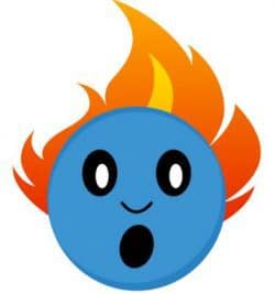 KCD PR hair on fire emoji