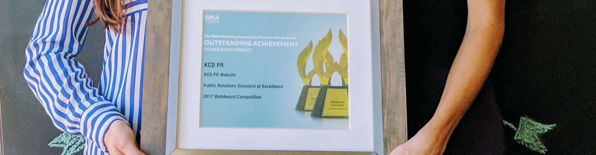 KCD PR WebAward, award winning public relations marketing agency firm