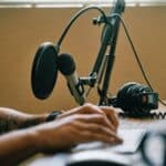 crypto podcasts being recorded